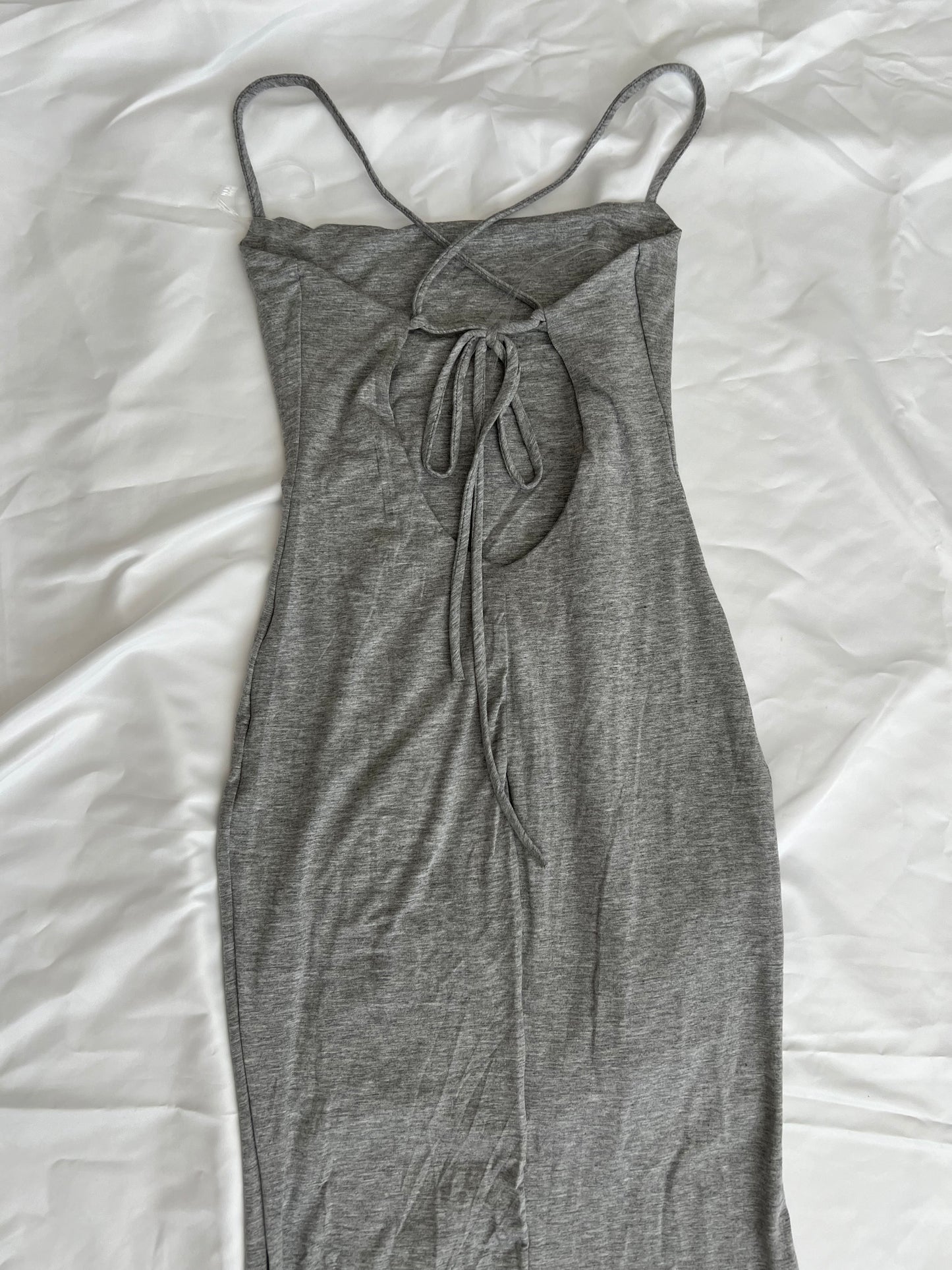 Heather Grey Maxi Dress